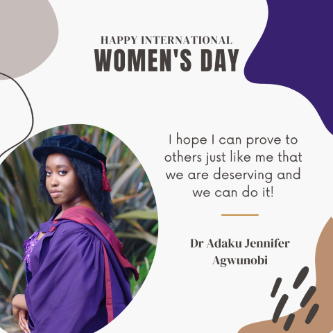 Dr Adaku speaks on Women's Day