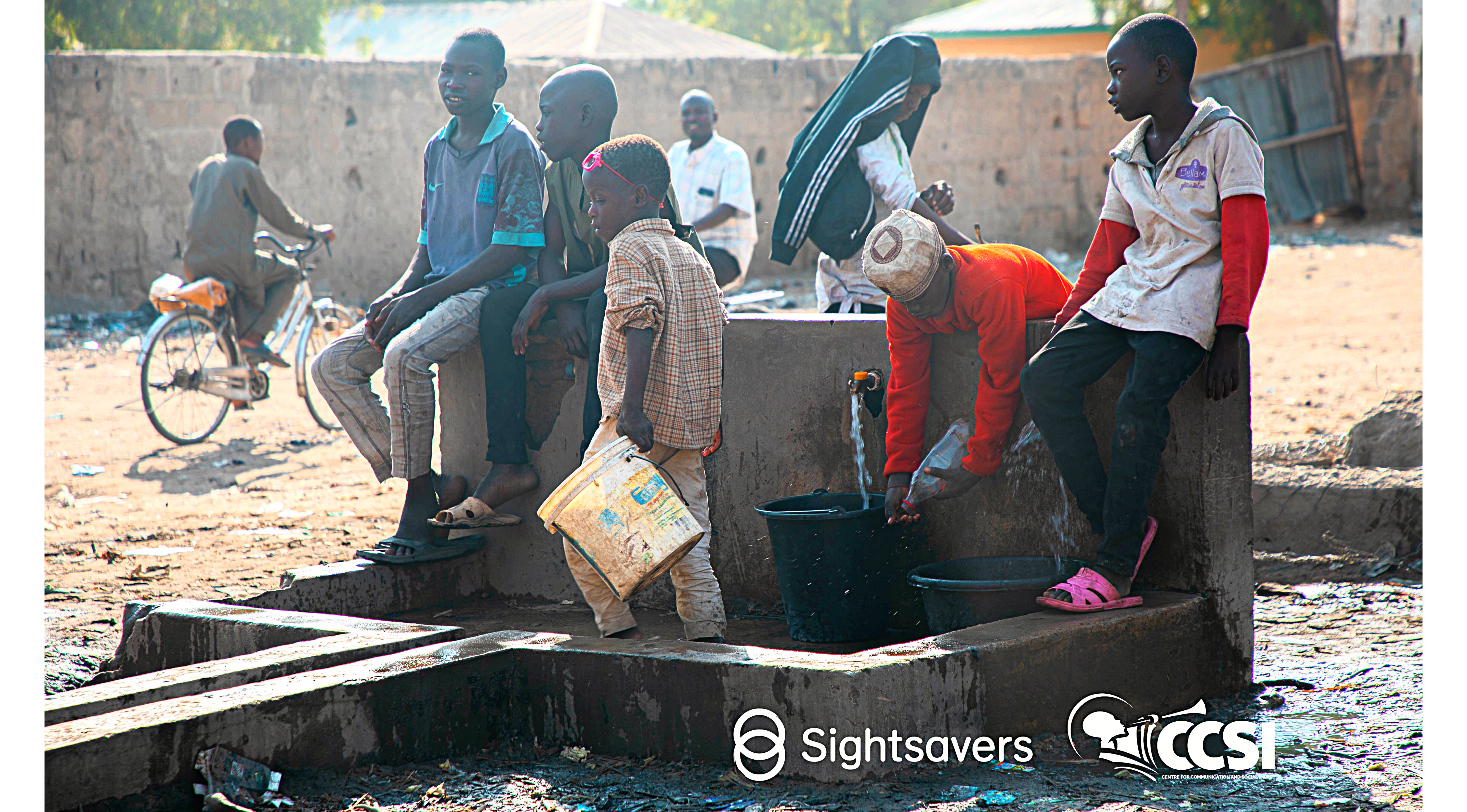 Access to water is important in eradicating trachoma.